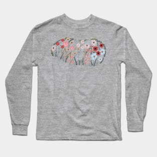 Floral Guinea pig Long Sleeve T-Shirt